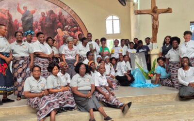 Celebración del día de la Divina Pastora en Mozambique